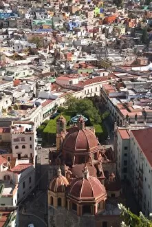 Images Dated 23rd October 2008: Overview of Guanajuato city from the monument of El Pipila, Guanajuato