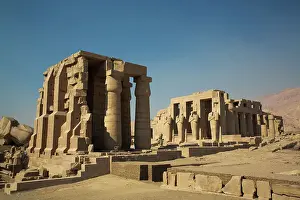Deserts Prints: Overview, Ramesseum, Memorial Temple of Pharaoh Ramesses II
