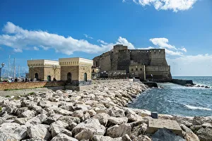 Castle Walls Prints: Ovo Castle, the historic Centre of Naples (Napoli)