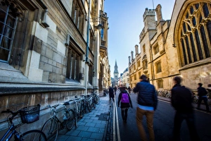 Parked Prints: Oxford, Oxfordshire, England, United Kingdom, Europe