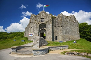 Oystermouth Castle, Mumbles, Gower, Wales, United Kingdom, Europe