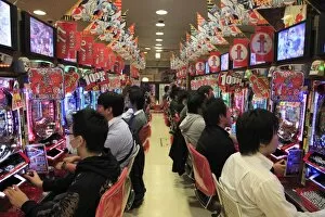 Images Dated 10th October 2009: Pachinko parlor, Electric Town, Akihabara, Tokyo, Japan, Asia
