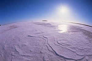 Sweden Prints: Pack ice, Gulf of Bothnia, Lapland, Sweden, Scandinavia, Europe