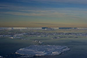 Pack ice and iceberg, Antarctic Peninsula, Weddell Sea, Antarctica, Polar Regions