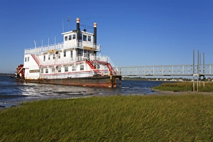 Paddle Steamer on Lakes Bay, Atlantic City, New Jersey, United States of America Paddle Steamer on Lakes Bay, Atlantic City, New Jersey, United States of America