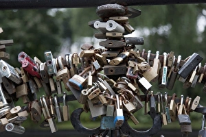 Rusted Prints: Padlocks, Riga, Latvia, Baltic States, Europe