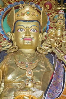 Trending: Padmasambhava statue, Kathok Wodsallin Gompa, Yuksom (Yuksam), Sikkim, India, Asia