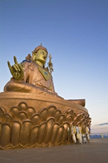 Buddha Prints: Padmasambhava statue, Samdruptse, Namchi, Sikkim, India, Asia