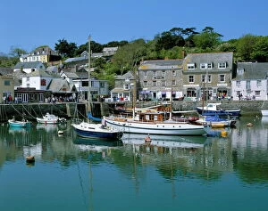 View Into Land Collection: Padstow harbour, Padstow, Cornwall, England, United Kingdom, Europe