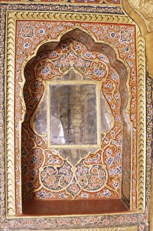 Mirror Prints: Detail of a painted