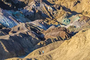 Recreational Pursuits Prints: Painted Desert, Death Valley National Park, California, United States of America