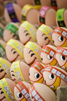Dali Prints: Painted eggs for sale, Dali, Yunnan, China, Asia