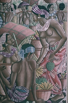 Images Dated 2nd August 2008: Painting in the Bali Museum