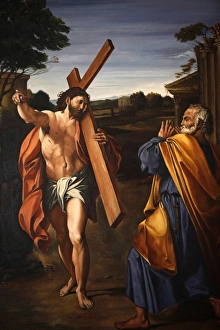 Catholique Prints: Painting in the Chiesa Parrochiale, Montesano, Apulia, Italy, Europe