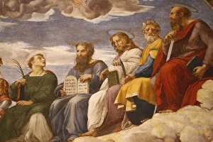 Angel Prints: Detail of painting of the Disputation over the Most Holy Sacrament, 1509-1510