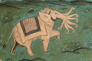 Paintings inside the palace