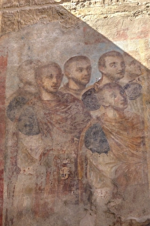 Paintings of Roman Emperors, Hypostyle Hall, Luxor Temple, Luxor, Thebes, UNESCO