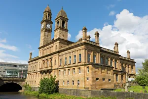 Clock Tower Prints: Paisley Town Hall, Paisley, Renfrewshire, Scotland, United Kingdom, Europe