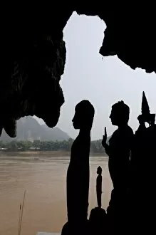 Images Dated 1st October 2006: The Pak Ou caves, a well known Buddhist site and place of pilgrimage, 25km from Luang Prabang