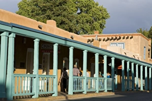 Santa Fe Prints: Palace Avenue, Santa Fe, New Mexico, United States of America, North America