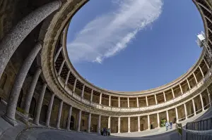 Palace of Charles V, Alhambra, UNESCO World Heritage Site, Granada, Province of Granada