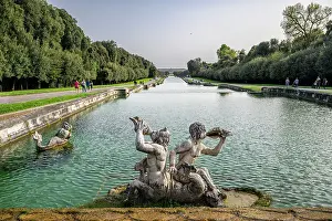 Guard Prints: Palace gardens in the Reggia di Caserta (Royal Palace of Caserta)