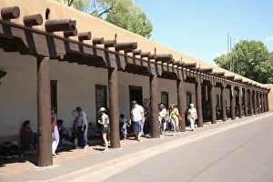 Images Dated 11th August 2009: Palace of the Governors, Santa Fe, New Mexico, United States of America, North America