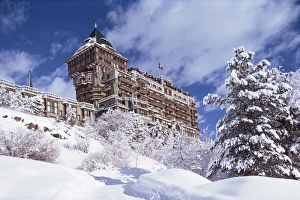 St Moritz Prints: Palace Hotel, St