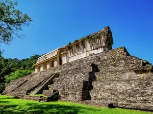 Pyramid Prints: The Palace, Palenque Archaeological Site, Palenque, Chiapas State, Mexico