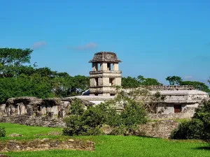 Chiapas Prints: The Palace, Palenque Archaeological Site, Palenque, Chiapas State, Mexico