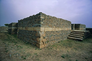 Axoum Prints: Palace of the Queen of Sheba, town of Axoum (Axum (Aksum), UNESCO World Heritage Site