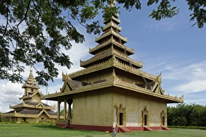 Republic Of The Union Of Myanmar Prints: The Palace of Shwebonyadanar Mingalar Nangdaw