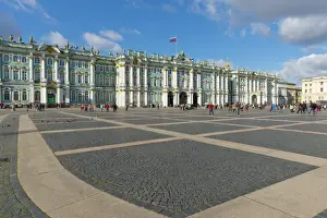 Typically Russian Prints: Palace Square (Dvortsovaya Place) and the Winter Palace (State Hermitage Museum)