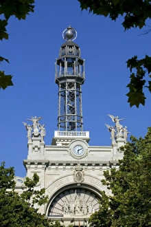 Valencia Prints: Palacio de Correo (Post Office building), Valencia, Spain, Europe