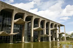 Brasilia Prints: Palacio da Justica, Brasilia, UNESCO World Heritage Site, Brazil, South America