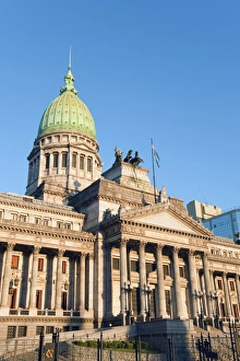 Sun Lit Prints: Palacio del Congreso (National Congress Building), Plaza del Congreso, Buenos Aires