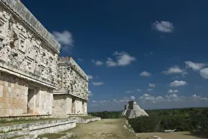 Affluence Prints: Palacio del Gobernador (Governors Palace) on left and Casa del Adivino