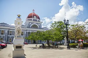 Cienfuegos Prints: Palacio de Gobierno, Cienfuegos, UNESCO World Heritage Site, Cuba, West Indies