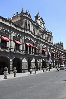 Historic Centre Prints: Palacio Municipal, Town Hall, Puebla