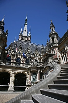 Fecamp Prints: The Palais Benedictine in Fecamp, Normandy, France, Europe