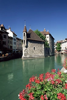 Annecy Prints: The Palais de L Isle in the Thiou River, Annecy, Haute-Savoie, Rhone-Alpes