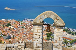 Images Dated 6th May 2008: Palamede fortress, Citerne, Chapel St. Andre, Nafplion, Bourtzi island