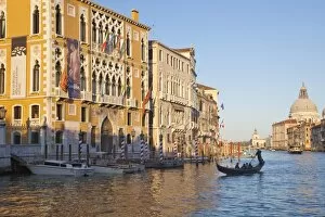 Images Dated 7th April 2010: Palazzo Cavalli Franchetti from Accademia Bridge, Grand Canal, Venice, UNESCO World Heritage Site