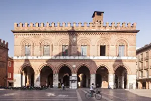 Palazzo Comunale Prints: Palazzo Comunale, dating from the early 13th century and now the seat of the Town Council