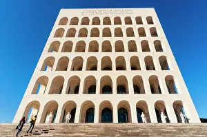 Ancient Rome Prints: Palazzo della Civilta Italiana (Palazzo della Civilta del Lavoro) (Square Colosseum)