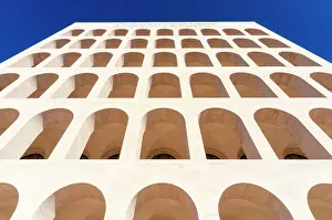 Palazzo della Civilta Italiana (Palazzo della Civilta del Lavoro) (Square Colosseum), EUR, Rome, Latium (Lazio), Italy, Europe