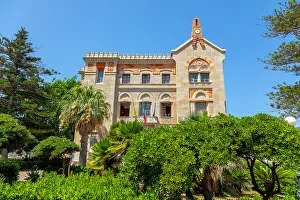Palazzo Florio, Favignana, Aegadian Islands, province of Trapani, Sicily, Italy, Mediterranean, Europe
