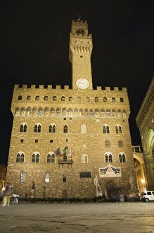 Firenze Prints: Palazzo Vecchio on the Piazza della Signoria