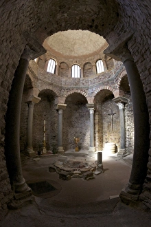 5th Century Prints: Paleochristian 5th century baptistery, Cathedral of St. Leonce of Frejus