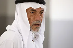 Senior Man Prints: Palestinian in traditional clothing, Souk Ba, Palestine National Authority, Middle East